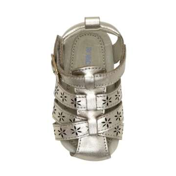 Robeez First Kicks Baby Girl and Unisex Sandals for Infant/Toddlers - 0-24 Months