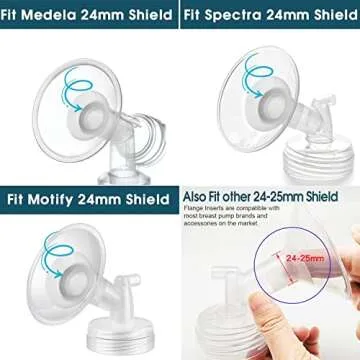 Begical 16mm Flange Inserts for Comfortable Breastfeeding