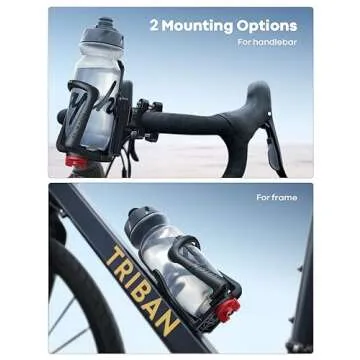 Lamicall Bike Water Bottle Holder for 2-2.75" Bottles