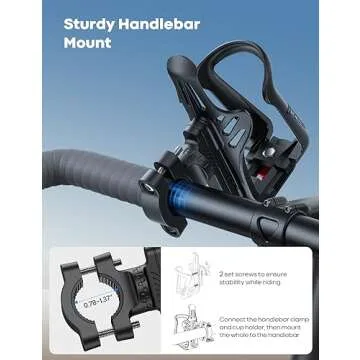 Lamicall Bike Water Bottle Holder for 2-2.75" Bottles