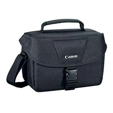 Canon EOS M50 15-45mm Mirrorless Digital Camera (Black) with Canon EOS Camera Gadget Bag, 64GB SD Card, Flexible 12" Spider Tripod, and Battery & Charger Pack Bundle (5 Items)