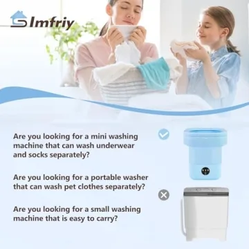 Mini Portable Washing Machine for Travel & Home