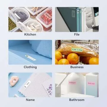 NIIMBOT Label Maker Tape - 160 Pink Labels for Organizing