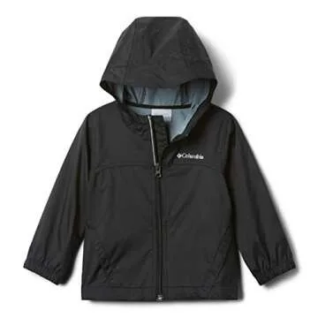 Columbia Youth Boys Glennaker Rain Jacket, Black, Medium