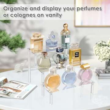 Elegant Acrylic Display Risers for Easy Organization