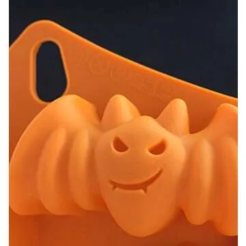 Halloween Silicone Baking Molds Nonstick Cake Pan with Pumpkin Chocolate Cupcakes Bat Skull Ghost Shape for Kitchen DIY Baking Tools