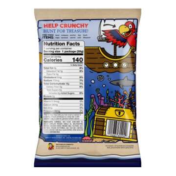 Pirate's Booty Aged White Cheddar Cheese Puffs, Gluten Free, Healthy Kids Snacks, 1oz Individual Siz...