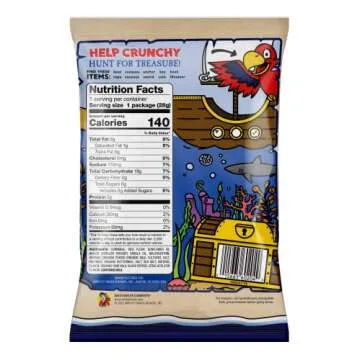 Pirate's Booty Aged White Cheddar Cheese Puffs, Gluten Free, Healthy Kids Snacks, 1oz Individual Siz...