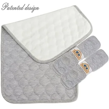 BlueSnail Quilted Waterproof Changing Pad Liners 3 Count