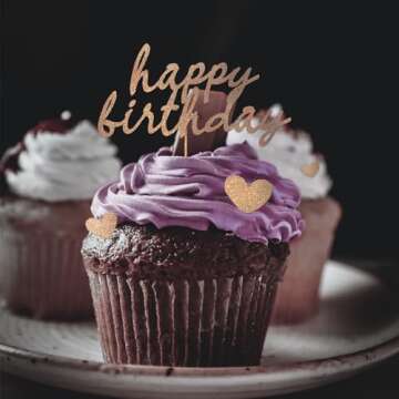 Gold Glitter Cardstock 12x12 Double-Sided 24 Sheets, Goefun Champagne Gold No-Shed Glitter Paper 280GSM/100lb Thick Card Stock for Circut, Card Making, DIY Projects, Party Decorations, Scrapbooking