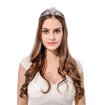 DcZeRong Girls Birthday Princess Tiara Crown for All Events