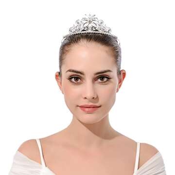 DcZeRong Girls Tiara Crown for Princesses and Events