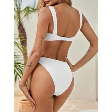 Saodimallsu Women’s Cheeky Bikini Set - Stylish Swimwear