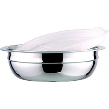 Swiss Inox 18-Piece Stainless Steel Cookware Set, Includes Induction Compatible Fry Pots, Pans, Saucepan, Casserole