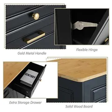 Anbuy Dual Tilt Out Cabinet for Kitchen Organization