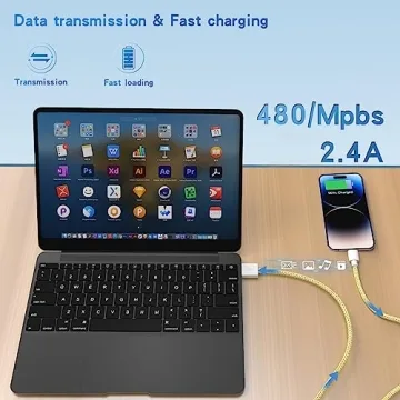 iPhone Charger Cord, [Apple MFi Certified] Lightning Cable, 6Pack (3/3/6/6/6/10 FT) Nylon Braided USB Charging Cable for iPhone 14/13/12/11 Pro Max/XS MAX/XR/XS/X/8/7/6s Plus, iPad