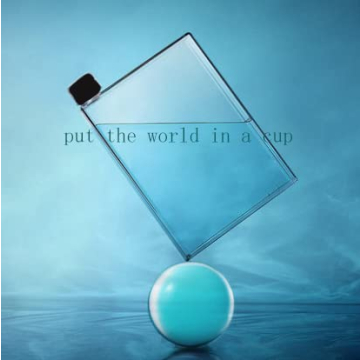 Tyenaza Flat Water Bottle Slim Leak Proof Handbag Bottle