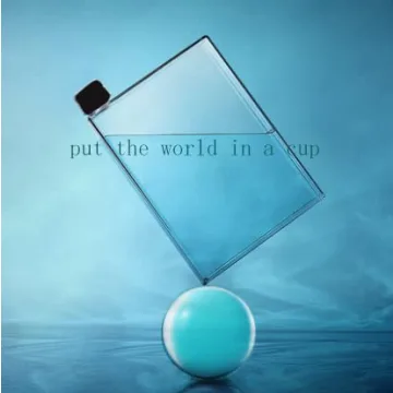 Tyenaza Flat Water Bottle Slim Leak Proof Handbag Bottle