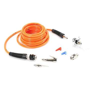 ARB 171302 Portable Tire Inflation Kit, Includes Air Hose 18 Foot Long and Accessories Kit, Quick Fitting For Universal On Board Systems And Air Compressors (171302)