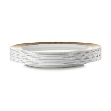 Majestic Party Plates - Elegant Disposable Plates for All Occasions