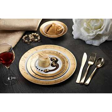 Majestic Party Plates - Elegant Disposable Plates for All Occasions