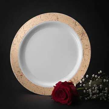Majestic Party Plates - Elegant Disposable Plates for All Occasions
