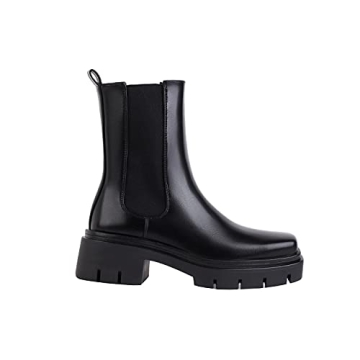 Vivianly Chunky Platform Chelsea Boots for Women
