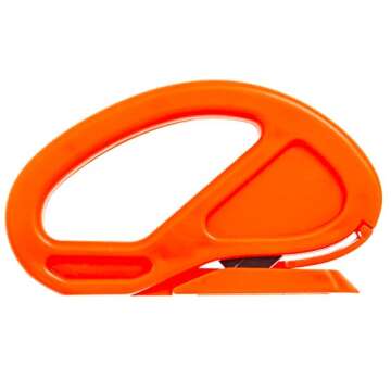 Vinyl Wrapping Accessory Kit | Plastic Squeegee with Felt Scratch Protector | Vinyl Slicing Tool | Retractable 30 Degree Blade Knife with 10 Blade Replacements