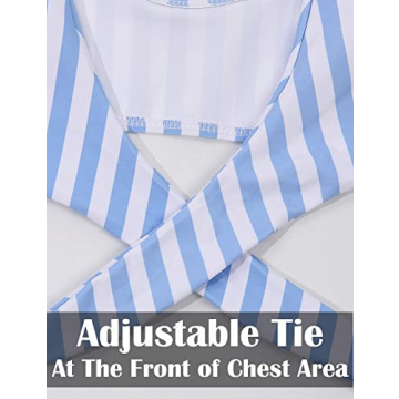 BMJL Women's Striped Detachable Padded Bikini Set