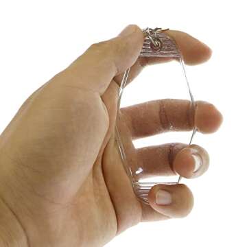 10Pcs Vintage Motel Key Tags Blank Clear Rhombus Retro Hotel Keychain Plastic Key Tags Kit Heat Transfer DIY Keychains