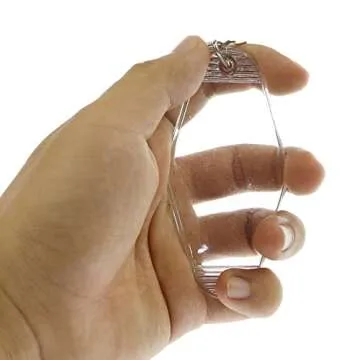 10Pcs Vintage Motel Key Tags Blank Clear Rhombus Retro Hotel Keychain Plastic Key Tags Kit Heat Transfer DIY Keychains