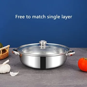 5.0-Quart Stainless Steel Steamer Pot for Healthy Cooking