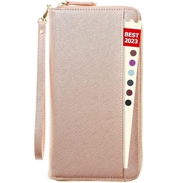 Stylish RFID Passport Wallet for Travel