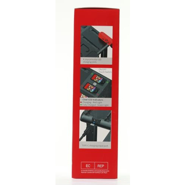 Efficient Nintendo Switch Organizer with Charging Dock