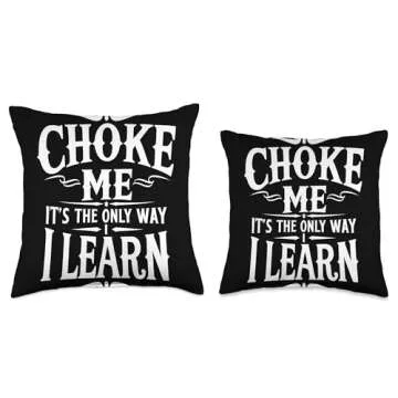 Funny Kink Design Throw Pillow for Spicy Romance Lovers