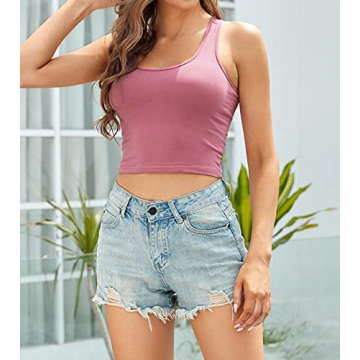 Porvike Women's Crop Top Workout Shirts 3-Pack