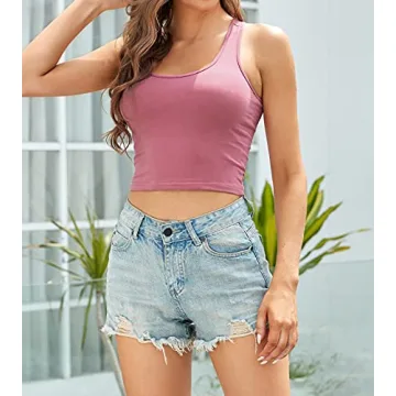 Porvike Women's Crop Top Workout Shirts 3-Pack
