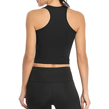 Porvike Women's Crop Top Workout Shirts 3-Pack