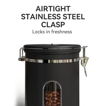 Veken Coffee Canister - Airtight & Stylish Sealing