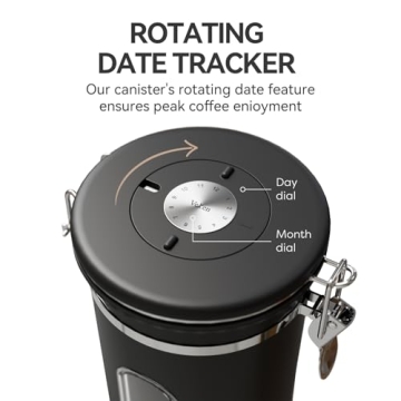 Veken Coffee Canister - Airtight & Stylish Sealing