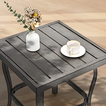 HAPPATIO Aluminum Outdoor Bistro Set - Stylish and Durable