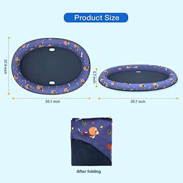 Pet Soft Dog Float Raft - Summer Inflatable Swim Toy