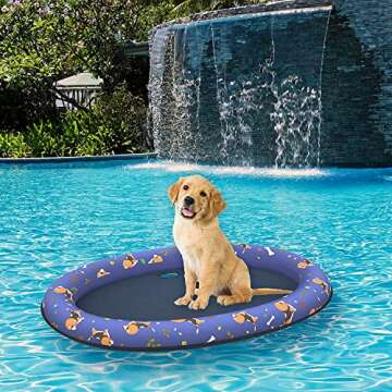 Pet Soft Dog Float Raft - Summer Inflatable Swim Toy