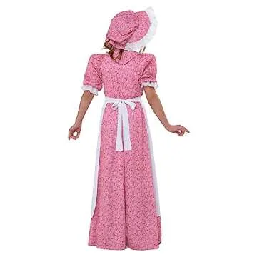 California Costumes Girl's Early American Girl Outfit Medium