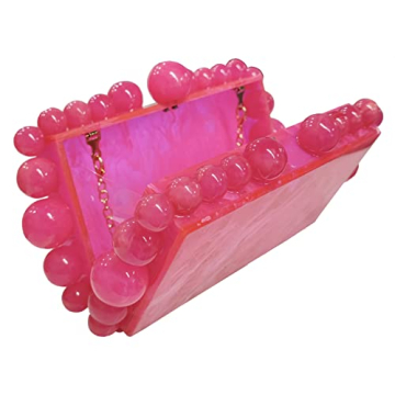 URAWOW Acrylic Handbag - Stylish Evening Clutch for Women