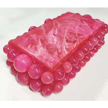 URAWOW Acrylic Handbag - Stylish Evening Clutch for Women