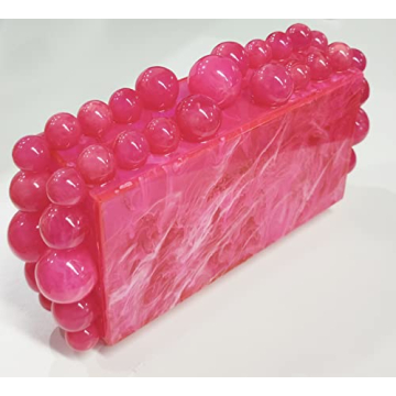 URAWOW Acrylic Handbag - Stylish Evening Clutch for Women