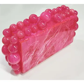 URAWOW Acrylic Handbag - Stylish Evening Clutch for Women