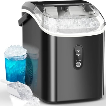 Kndko Nugget Ice Maker - Soft & Chewable Ice Maker