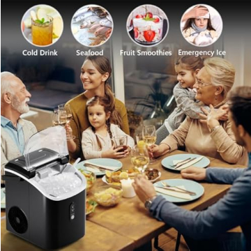 Kndko Nugget Ice Maker - Soft & Chewable Ice Maker